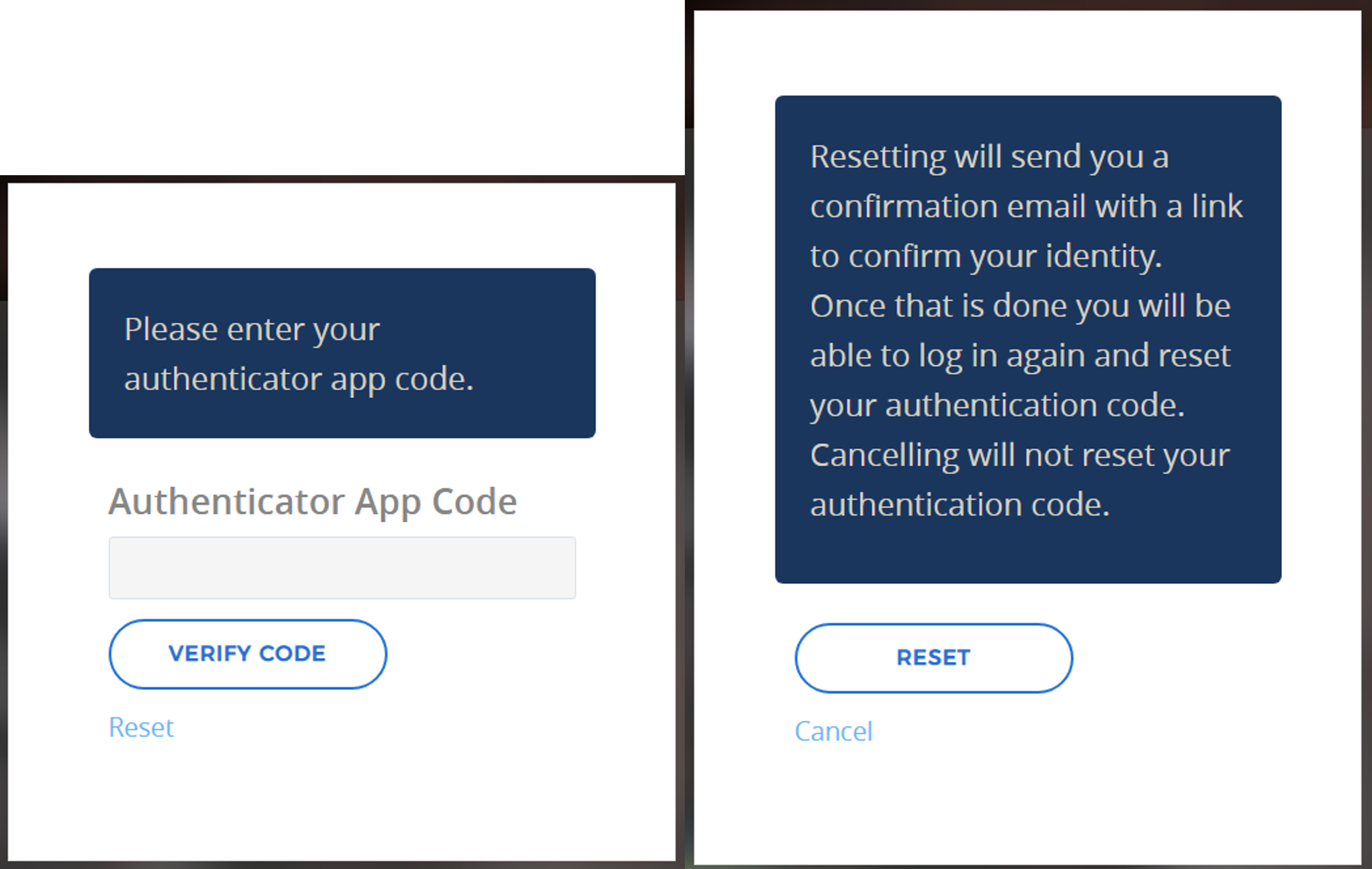 Resetting 2FA Knowledge Hub